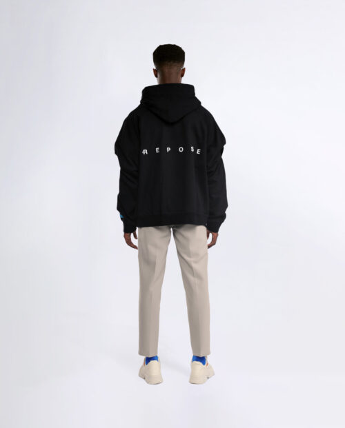 REPOSE Distant Logo Hoodie