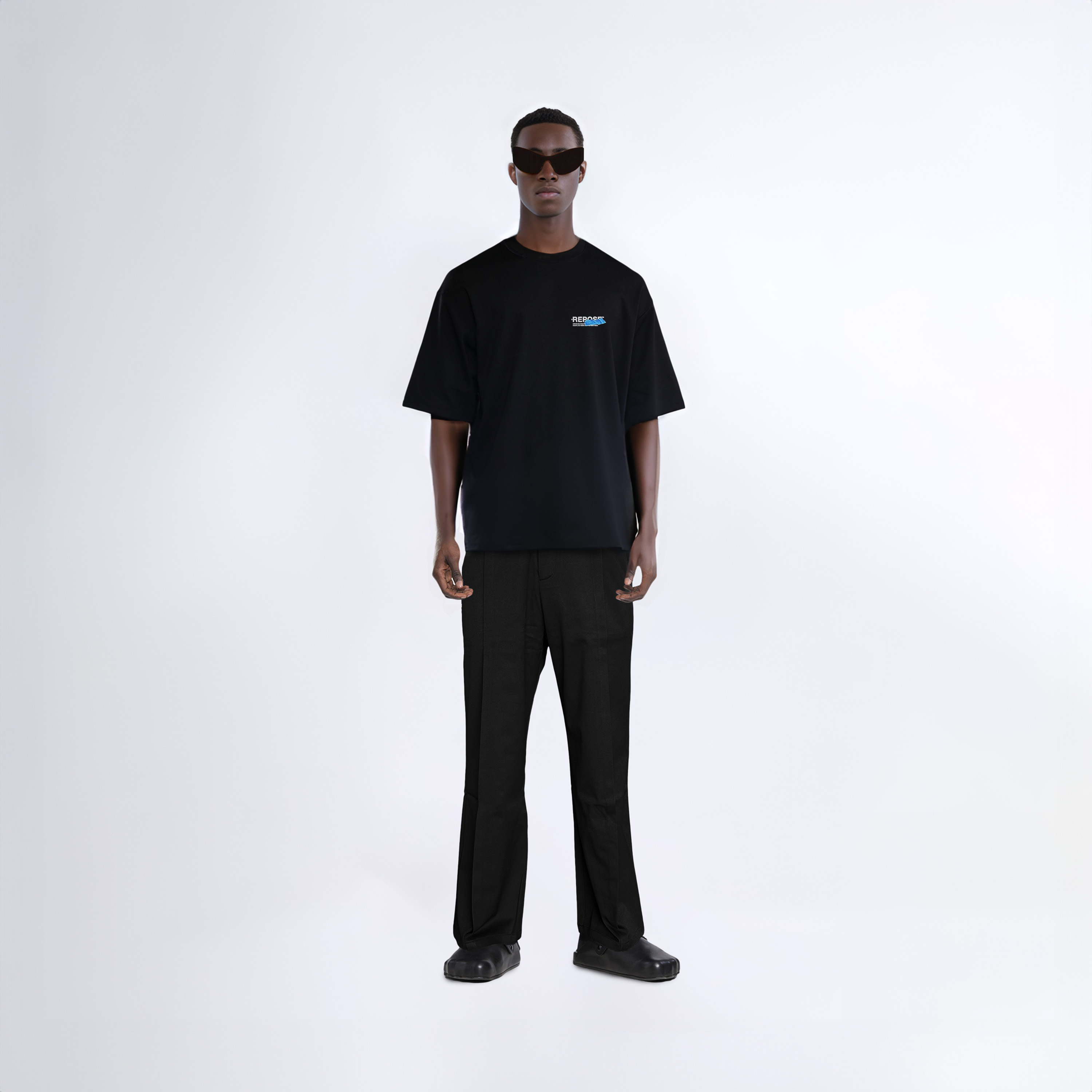 REPOSE Paper Tape Logo Tee