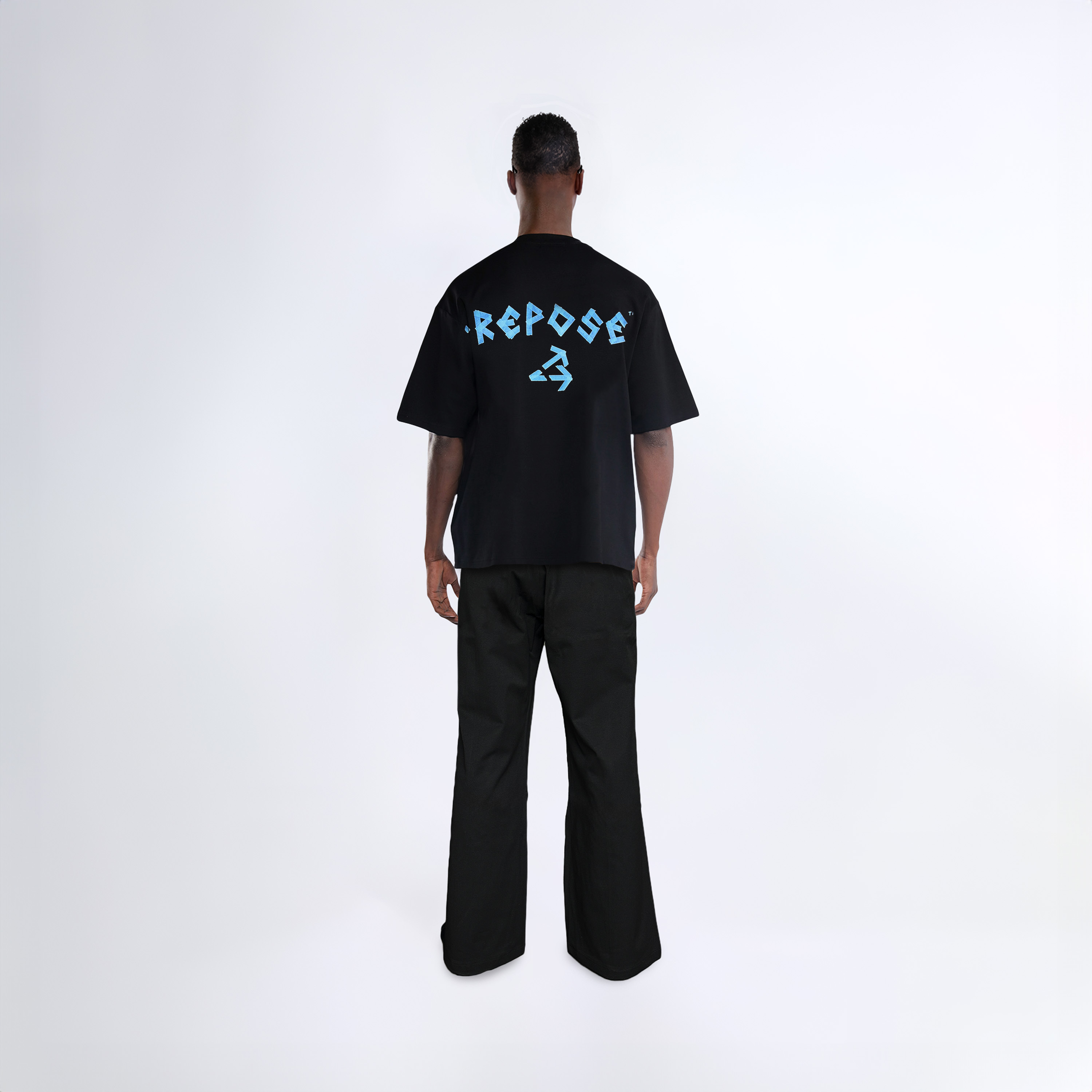 REPOSE Paper Tape Logo Tee