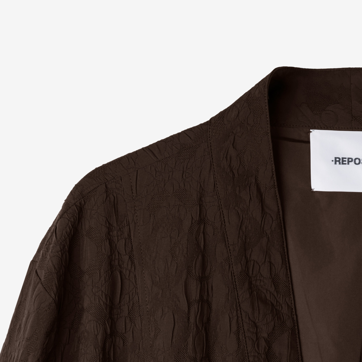 REPOSE Kimono Patterned Blazer