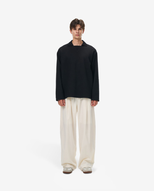 REPOSE Linen Wide Fit Pants