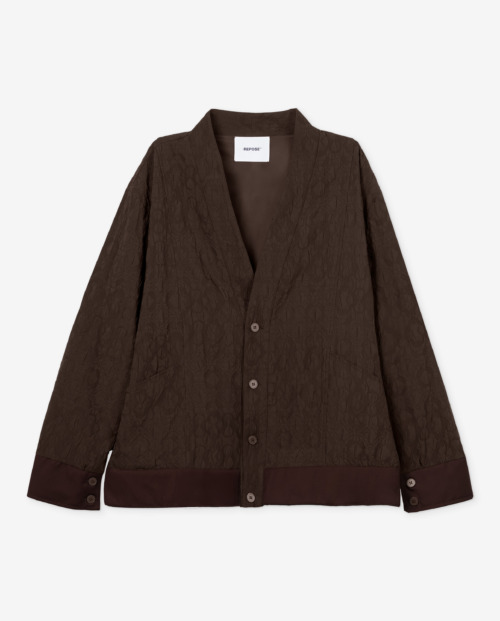 REPOSE Kimono Patterned Blazer